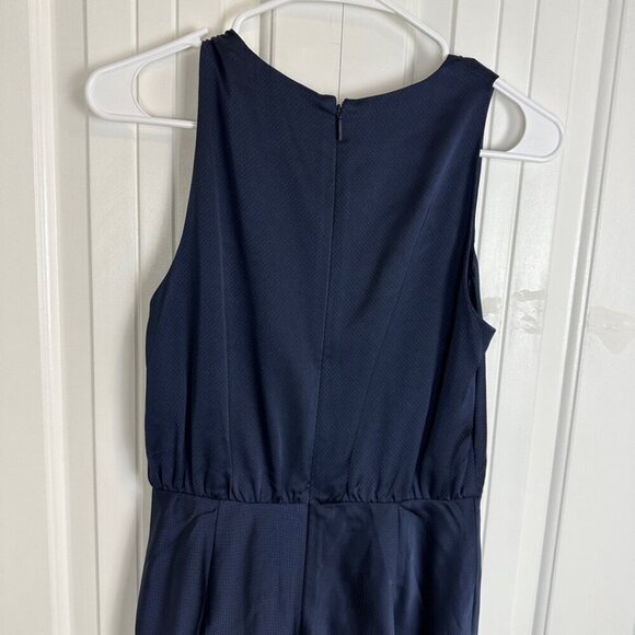 Ted Baker London Navy Blue Long Midi Dress Women’s Size 1 - Picture 5 of 15